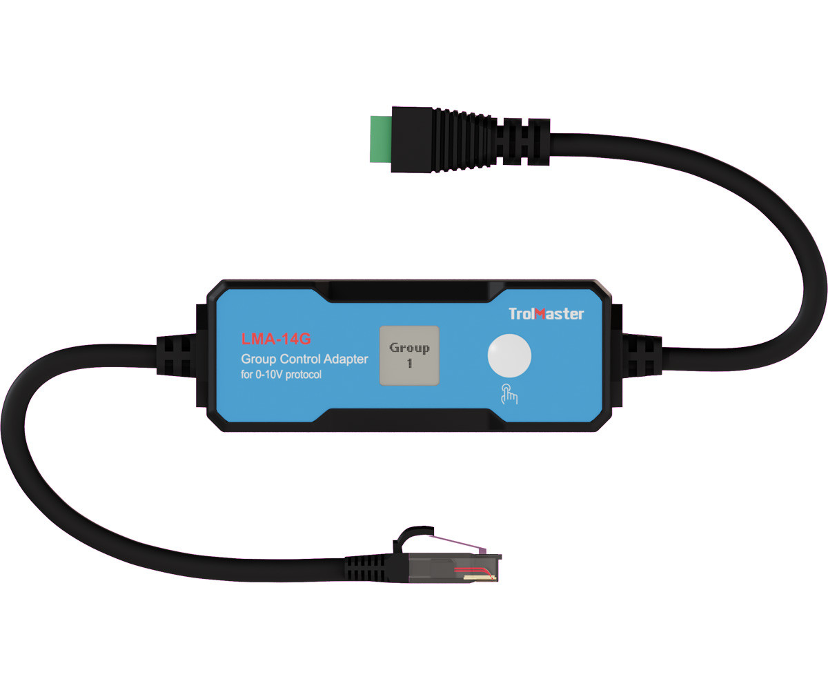 TrolMaster Group Control Lighting Adapter, for 0-10V protocol (LMA-14G)
