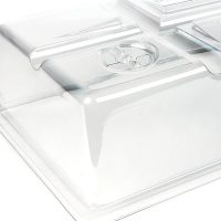 SunBlaster 4" Seedling Dome with Vents, 10″ x 22″ x 4″ deep