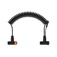 ThinkGrow 4ft AWG#18 Daisy Chain Coiled Cord with T Splitter for Lifter System (TDC-5)
