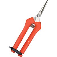 Chikamasa TP-500S Spring-loaded Straight Blade Stainless Steel Pruners