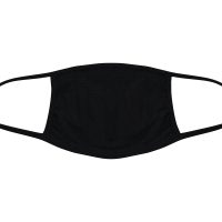 International Enviroguard Black Washable Cloth Face Mask with Antimicrobial Finish, pack of 10