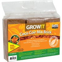 GROW!T Coco Coir Mix Brick, pack of 3