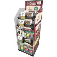 Gaia Green Organics and Sunblaster POS Displayer with Product